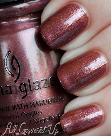 Marsala Nail Polish - China Glaze Hey Doll via @alllacqueredup