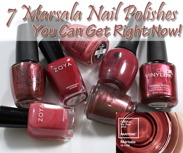 Marsala Nail Polish via @alllacqueredup