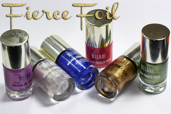 Milani Fierce Foil Nail Lacquer review via @alllacqueredup