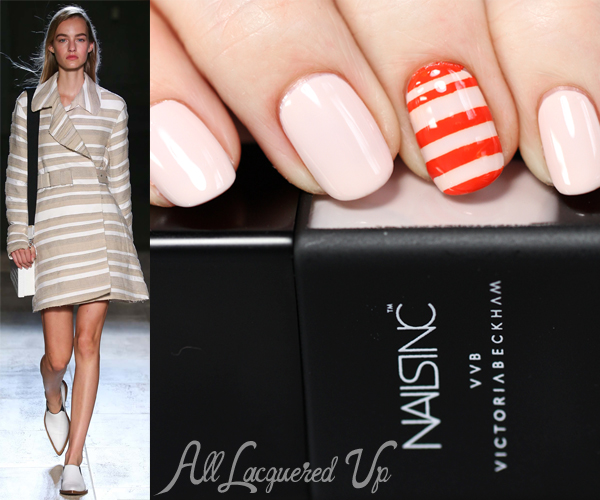  Nails Inc Victoria Beckham Nail Art via @alllacqueredup