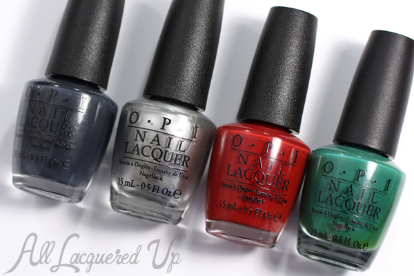 OPI Fifty Shades of Grey nail polish via @alllacqueredup