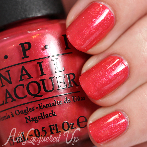 OPI Go With The Lava Flow swatch - Spring 2015 Hawaii via @alllacqueredup