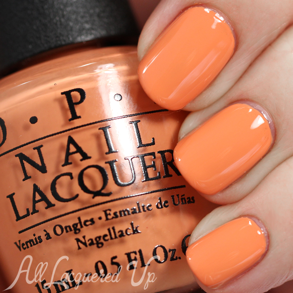 OPI Is Mai Tai Crooked swatch - Spring 2015 Hawaii via @alllacqueredup