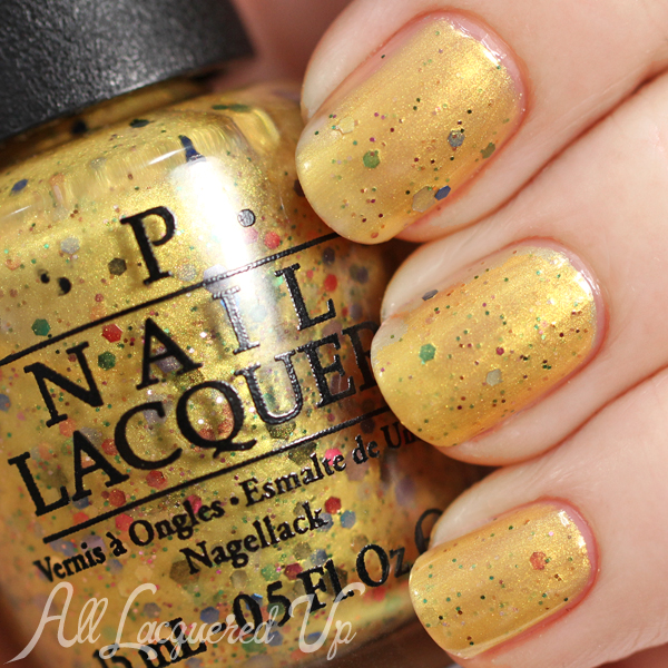 OPI Pineapples Have Peelings Too swatch - Spring 2015 Hawaii via @alllacqueredup