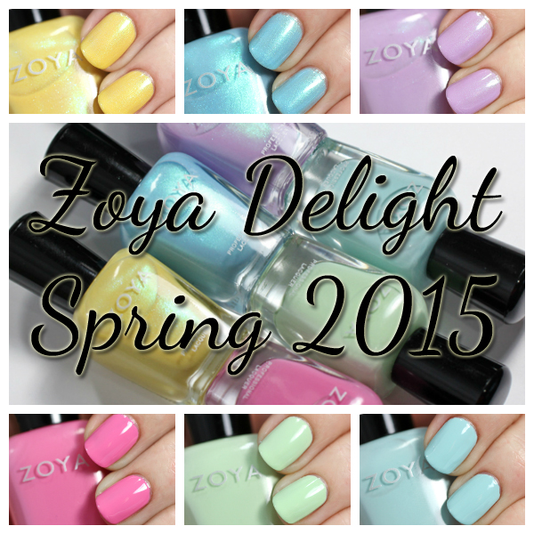 Zoya Delight Spring 2015 swatches via @alllacqueredup