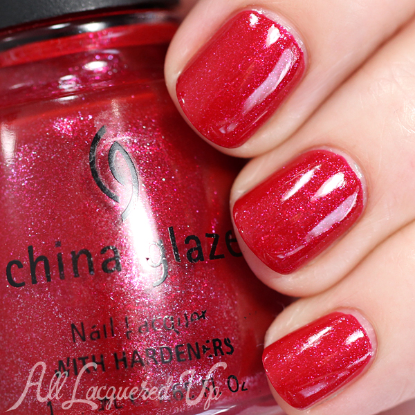 China Glaze Wicked Step Sisters swatch via @alllacqueredup