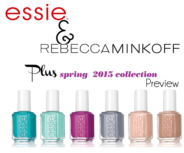 Essie Spring 2015 and Rebecca Minkoff announcement via @alllacqueredup