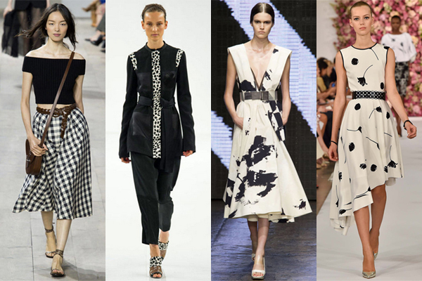 Spring 2015 Fashion Trend - Black & White Graphic Print via @alllacqueredup