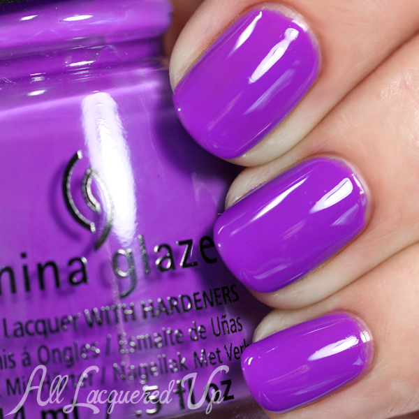 China Glaze Plur-ple swatch - Summer 2015 via @alllacqueredup