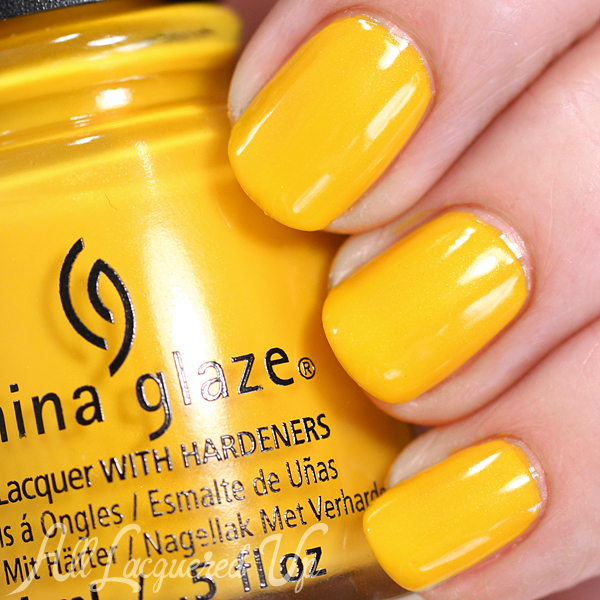 China Glaze Sun's Up Top Down Spring 2015 via @alllacqueredup