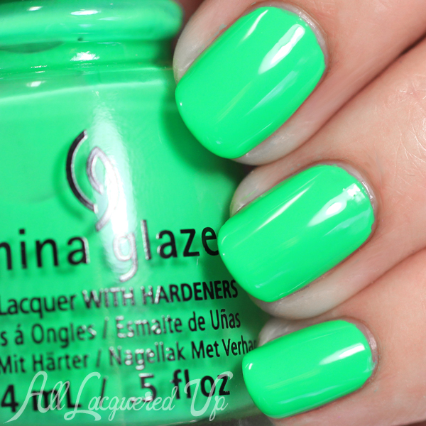 China Glaze Treble Maker - Electric Nights via @alllacqueredup