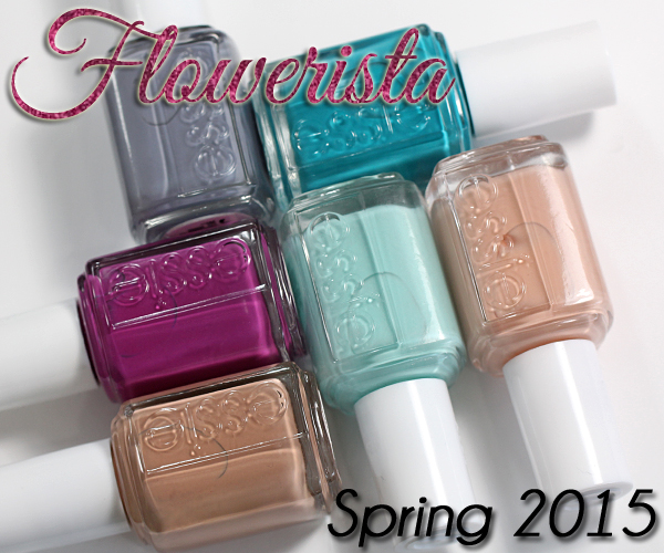 Essie Spring 2015 - Flowerista review via @alllacqueredup