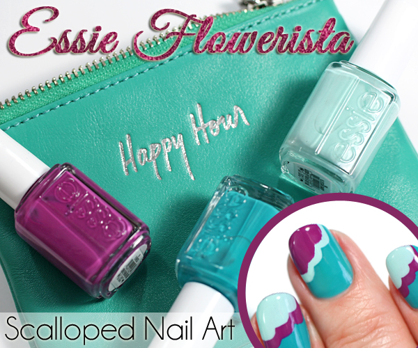 Essie Spring 2015 Nail Art via @alllacqueredup