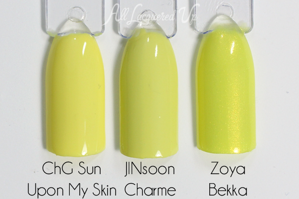 JINsoon Charme comparison via @alllacqueredup