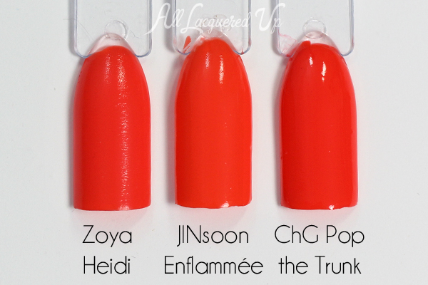 JINsoon Enflammée comparison via @alllacqueredup