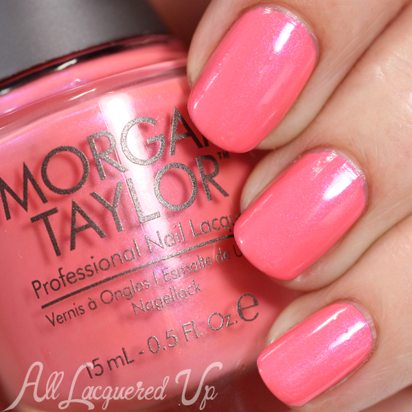 Morgan Taylor Cancan We Dance? swatch via @alllacqueredup