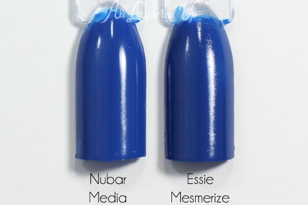 Nubar Media swatch comparison via @alllacqueredup