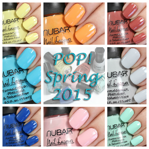 Nubar Pop! Spring 2015 swatches via @alllacqueredup