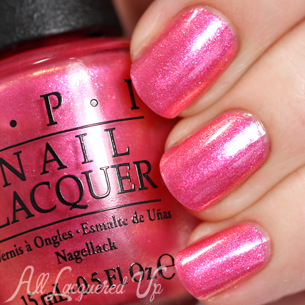 OPI Can't Hear Myself Pink swatch - Brights 2015 via @alllacqueredup