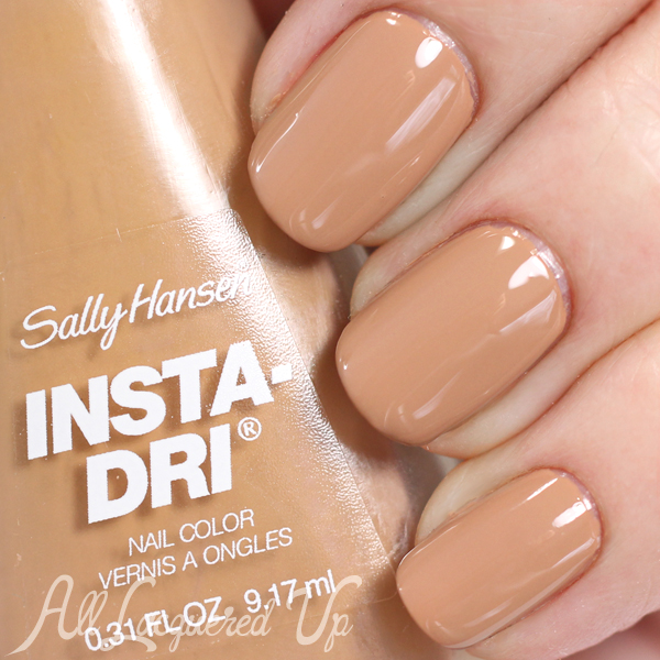 Sally Hansen Insta-Dri In Nude-tral via @alllacqueredup