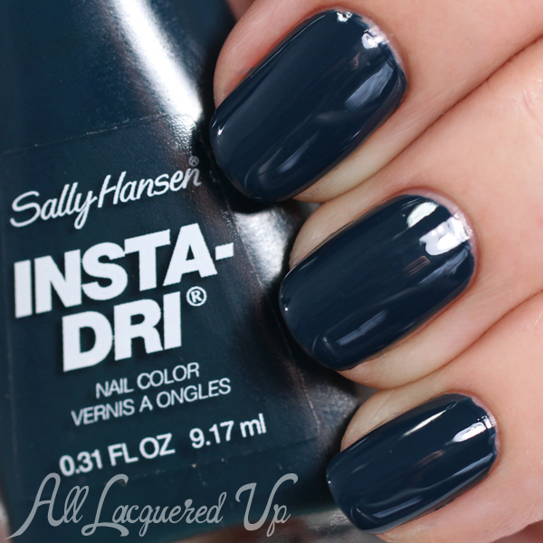 Sally Hansen Insta-Dri Navy Fleet via @alllacqueredup