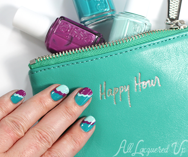 Spring 2015 Nail Art with Essie Flowerista via @alllacqueredup