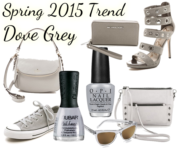 Spring 2015 Nail Trend - Dove Grey via @alllacqueredup