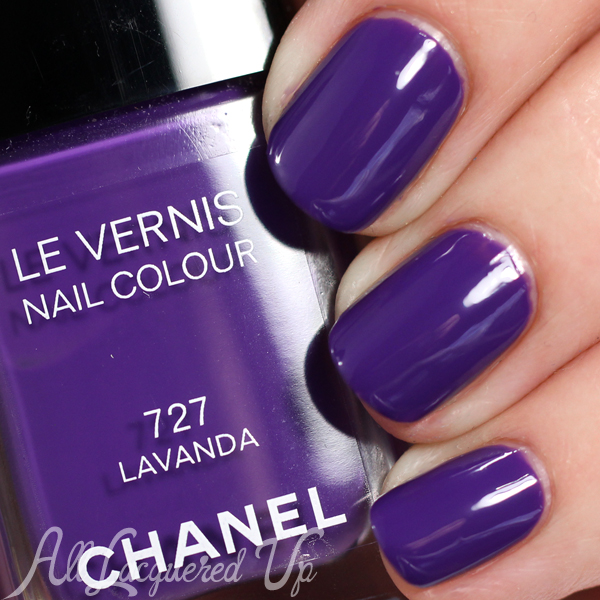 Chanel Lavanda swatch - Chanel Summer 2015 Makeup via @alllacqueredup