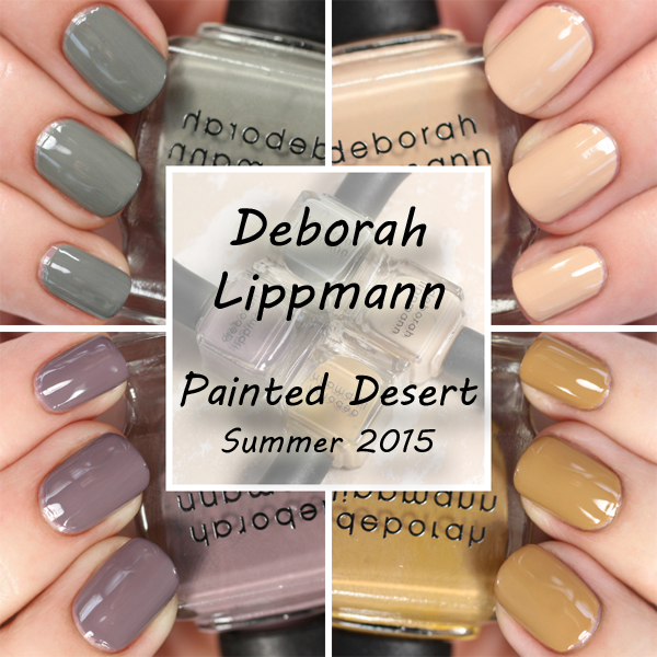 Deborah Lippmann Summer 2015 swatches via @alllacqueredup