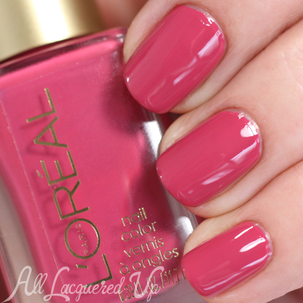 L'Oreal Rose Symphony swatch - Haute Florals Spring 2015 via @alllacqueredup