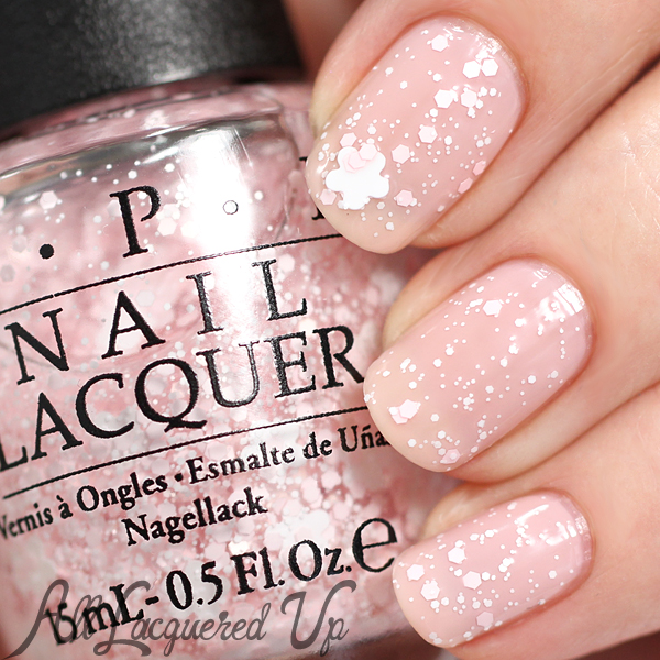 OPI Petal Soft glitter - Soft Shades 2015 via @alllacqueredup