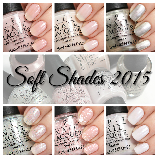 OPI Soft Shades 2015 swatches via @alllacqueredup