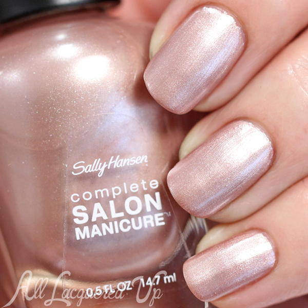 Sally Hansen Pink Shell swatch - Spring 2015 Rodarte via @alllacqueredup