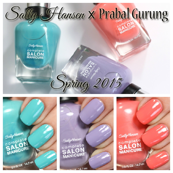 Sally Hansen Spring 2015 - Prabal Gurung swatches via @alllacqueredup