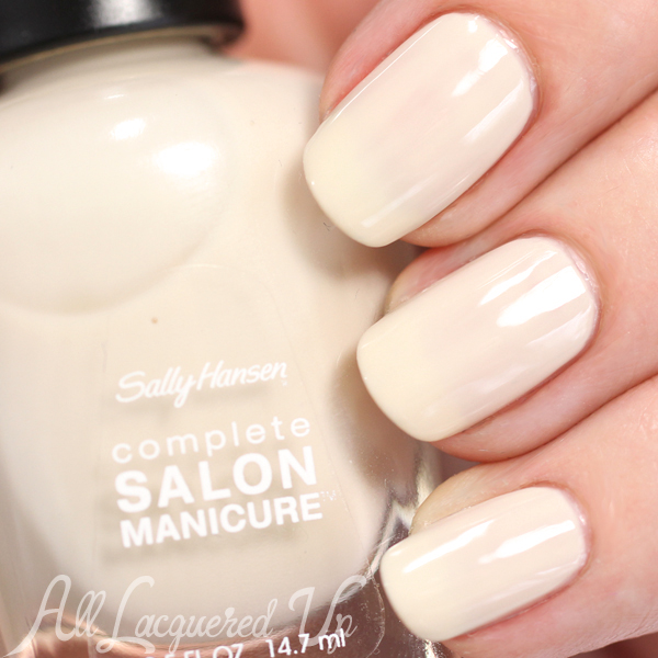 Sally Hansen Sheer Force swatch via @alllacqueredup