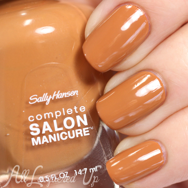 Sally Hansen Tupelo Honey swatch - Spring 2015 via @alllacqueredup