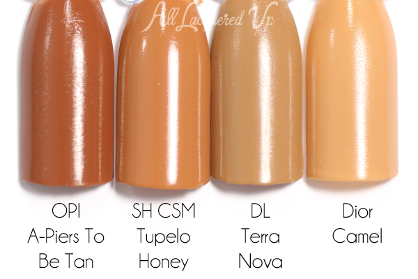 Sally Hansen Tupelo Honey comparison via @alllacqueredup