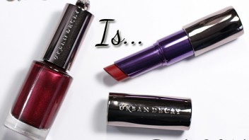 Urban Decay Gash Is Back! Nail Polish & Lipstick Swatches & Review