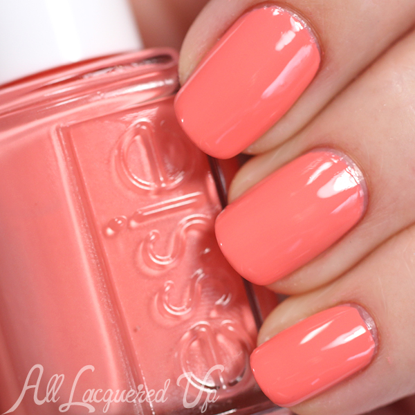 Essie Peach Side Babe swatch - Summer 2015 via @alllacqueredup