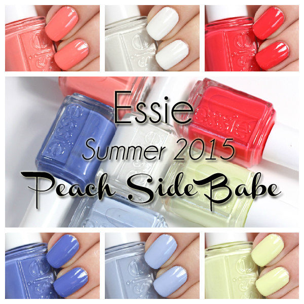 Essie Summer 2015 swatches and review via @alllacqueredup