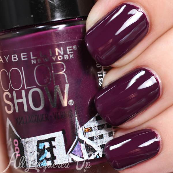 Maybelline Beyond Burgundy Color Show swatch via @alllacqueredup #Maybelline100