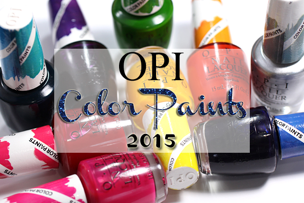 OPI Color Paints swatches and review via @alllacqueredup