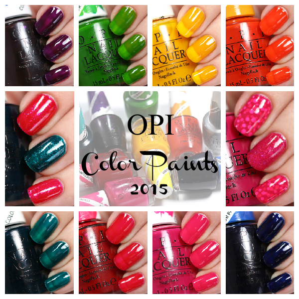 OPI Color Paints swatches via @alllacqueredup