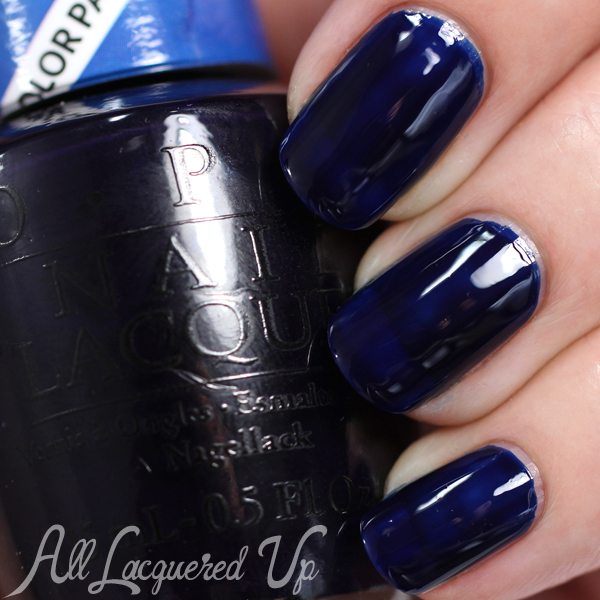 OPI Indigo Motif swatch - Color Paints via @alllacqueredup