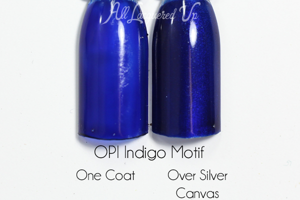 OPI Indigo Motif swatch - Color Paints via @alllacqueredup