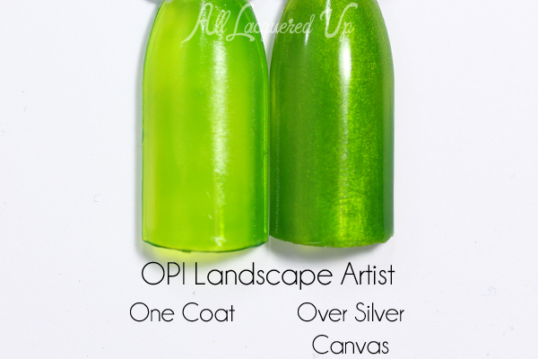 OPI Landscape Artist swatch - Color Paints via @alllacqueredup