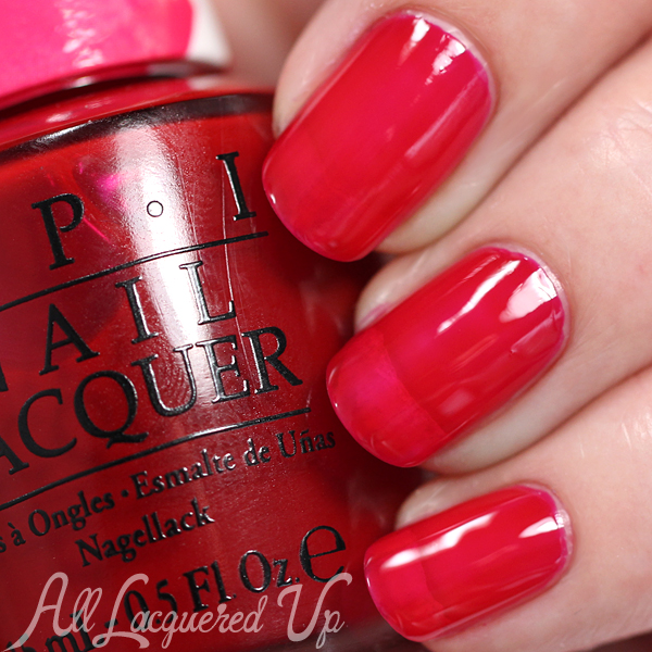 OPI Magenta Muse swatch - Color Paints via @alllacqueredup