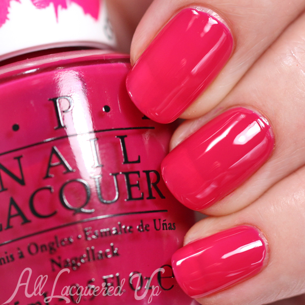 OPI Pen & Pink swatch - Color Paints via @alllacqueredup