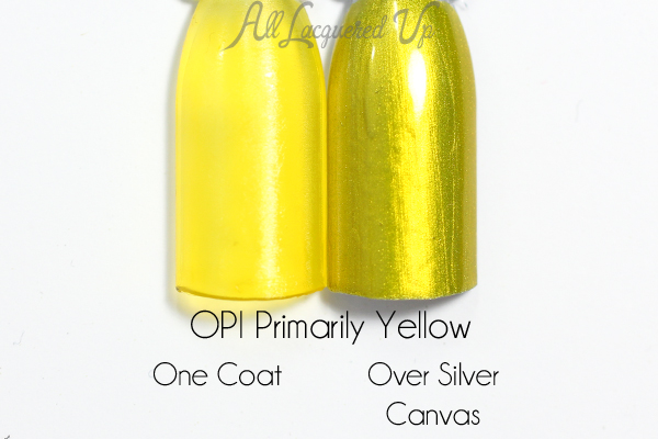 OPI Primarily Yellow swatch - Color Paints via @alllacqueredup