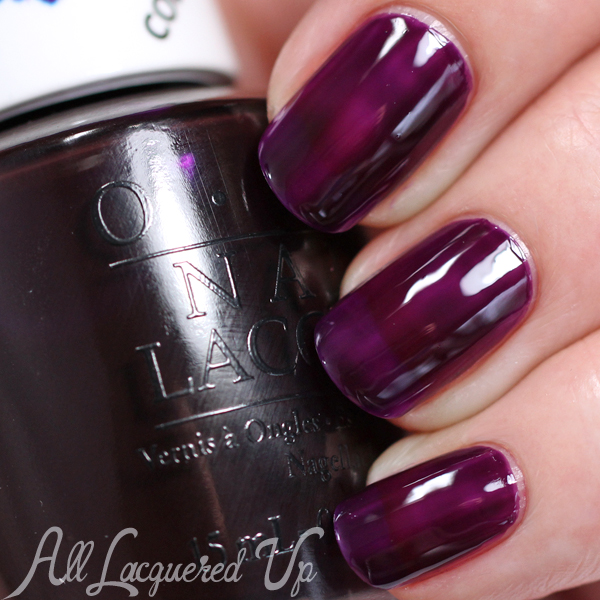 OPI Purple Perspective swatch - Color Paints via @alllacqueredup